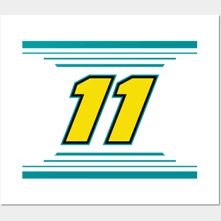 Denny Hamlin #11 2024 NASCAR Design Posters and Art